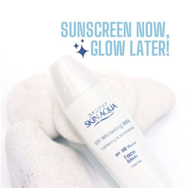NEW Skin Aqua SS Sunscreen UV Whitening Milk Spf50 PA++++
