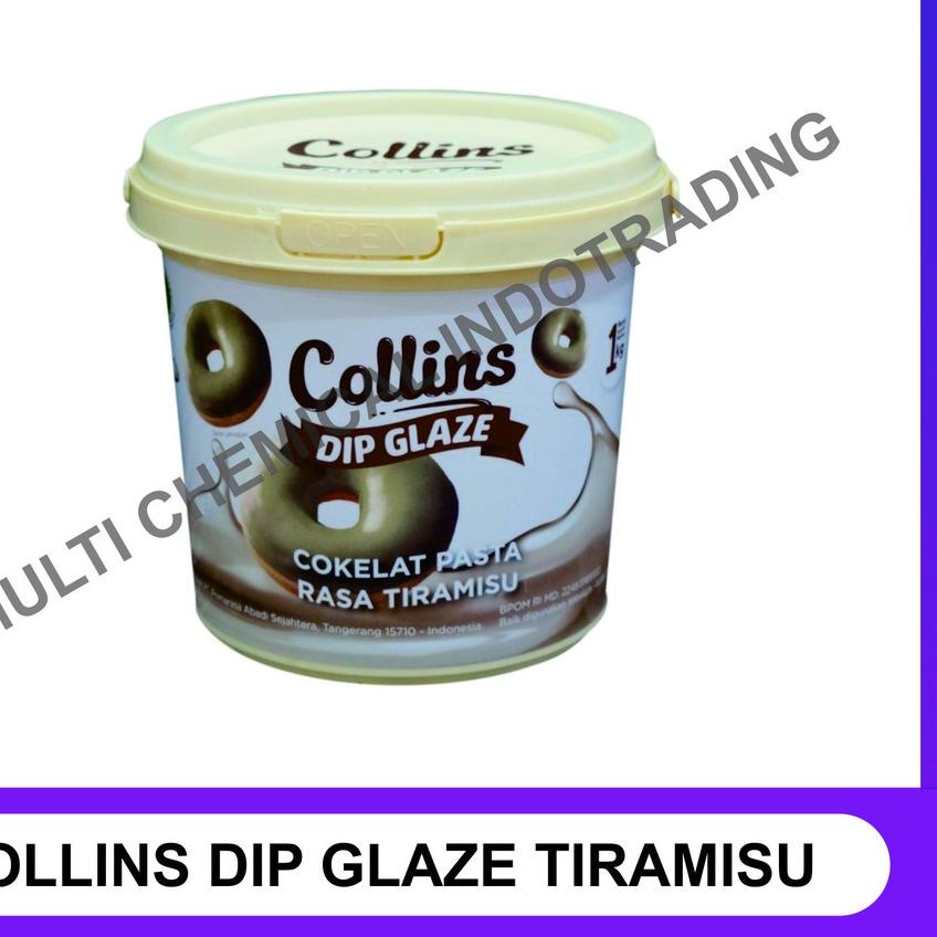 

FREE ONGKIR!COLLINS DIP GLAZE 1 KG - TOPPING DONAT PISANG NUGGET - TIRAMISU|SQ9