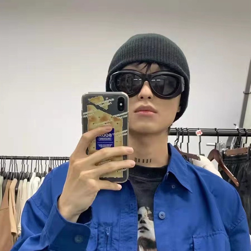 Aesthetic Shades Sunglasses UV400 Untuk Wanita/Pria Eyeglasses Colour