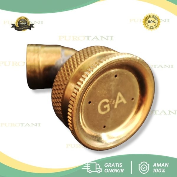 Sukucadang Spuyer Nozzle Golden Agin Swan lubang 4 kuningan