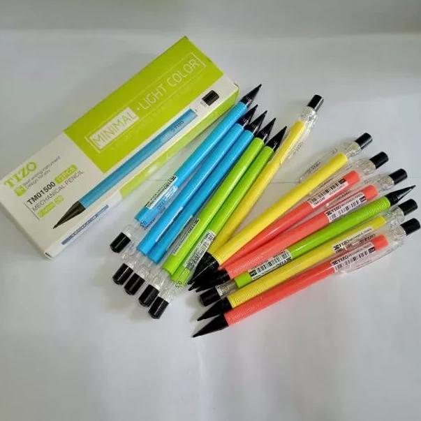 

↙ SELUSIN ( 12 PCS ) Pensil Mekanik Kecil Tizo TM01500 0.5 mm Pensil Isi Ulang Tizo 0.5mm ㅉ