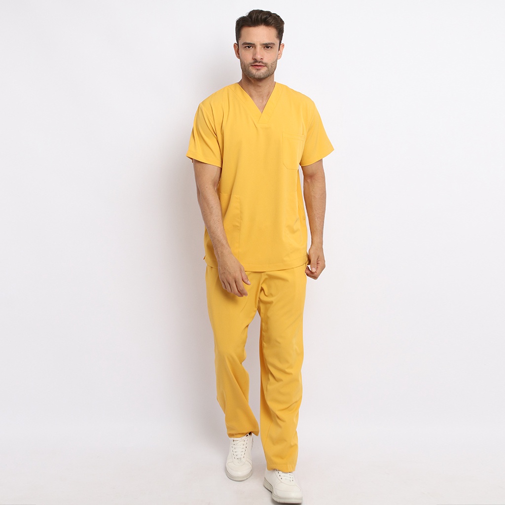 Baju Jaga VSS Scrubs on Call Stretchy Lengan Pendek