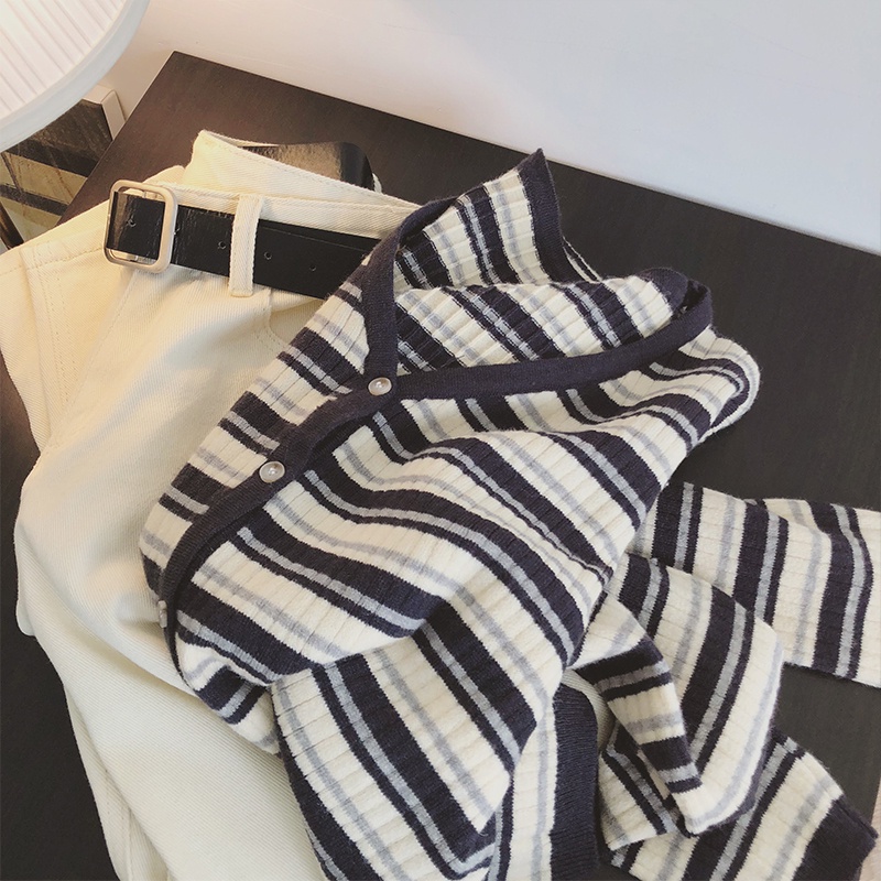 【Elegant】V-Neck Long Sleeve Soft Knit Cardigan Sweaters 2316