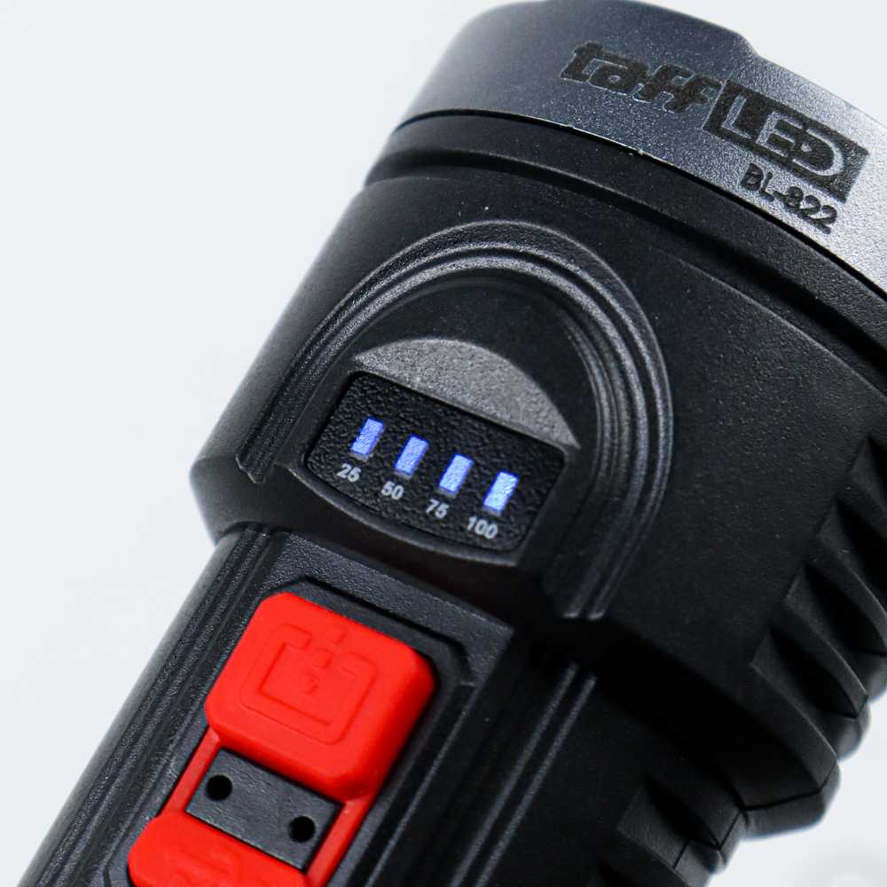 Senter Darurat USB Cree XPE+COB 7800 Lumens TaffLED Senter Led Cas Super Terang Jarak Jauh Waterproof Anti Air Senter LED Torch Mini TaffLED Senter LED 7800 Lumens Waterproof Cree XPE+COB Super Terang Jarak  Jauh Senter LED Senter Genggam