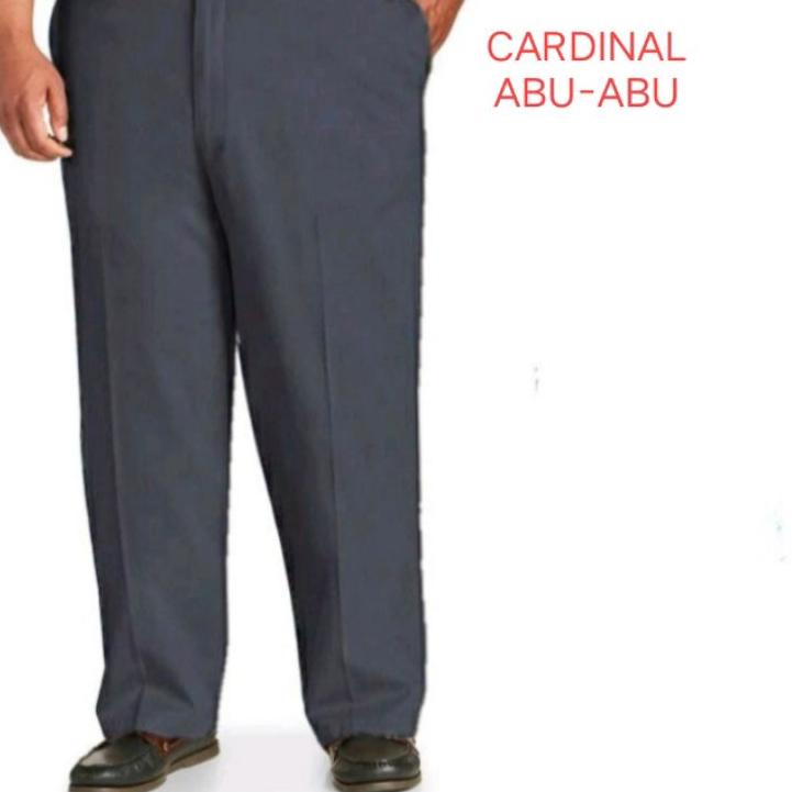 Harga Termurah CELANA KERJA CARDINAL HITAM JUMBO BAHAN BAGUS DAN HALUS//CELANA KAIN CARDINAL PRIA NY