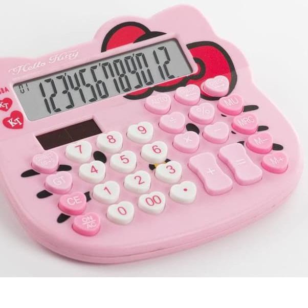 

¤¤» Kalkulator Kepala Hello Kitty Pink 12 Digit IMUT LUCU MANIS HELO KITY KITI Hello Kitty M KT-2288