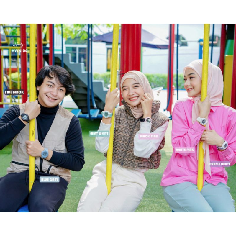 Hody Watch HWN 04 HWN04 Garansi ORI Jam Hody Anak Remaja Dewasa Unisex Laki Perempuan Sport