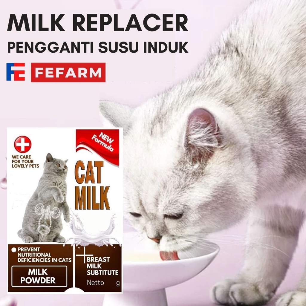 Cat Milk Susu Kitten Anak Kucing Sachet  20gram FEFARM