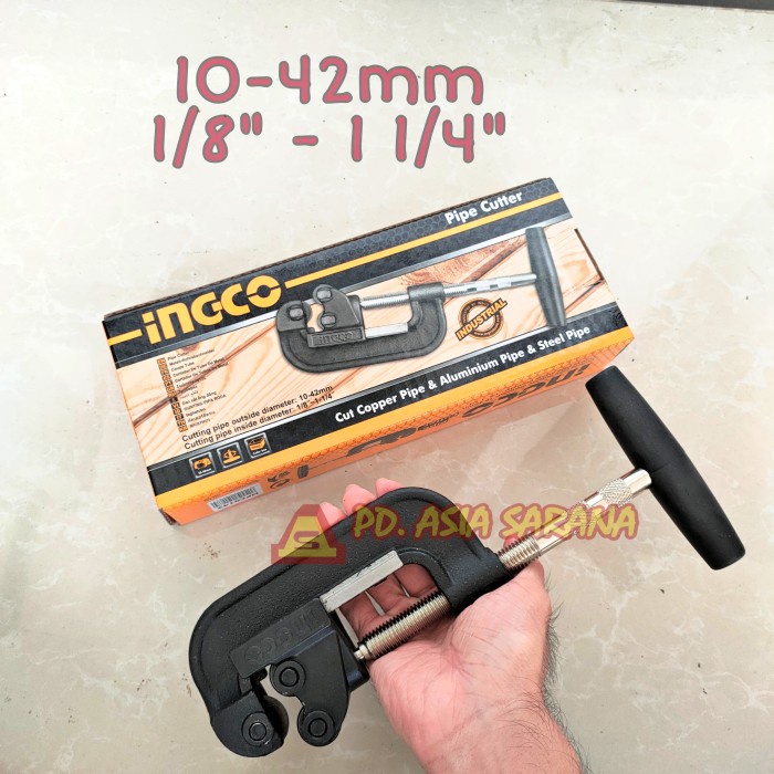 

Tube Pipe Cutter 10-42mm INGCO HPC0142 Pemotong Pipa AC Tembaga Besi