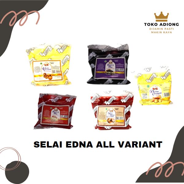 

SELAI EDNA KEMASAN 500 GR / selai berbagai varian rasa