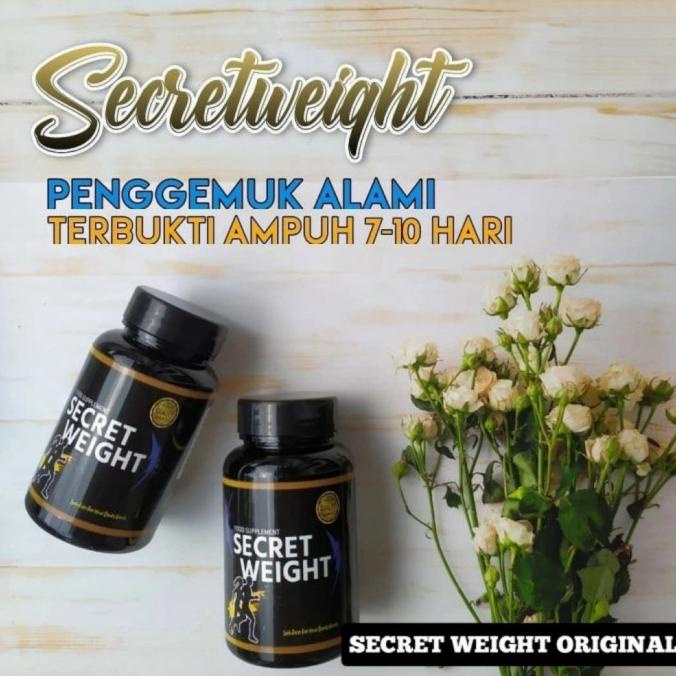 

[BISA COD] SECRET WEIGH ORIGINAL || PENGGEMUK BADAN || PENAMBAH BERAT TERBAIK!!!