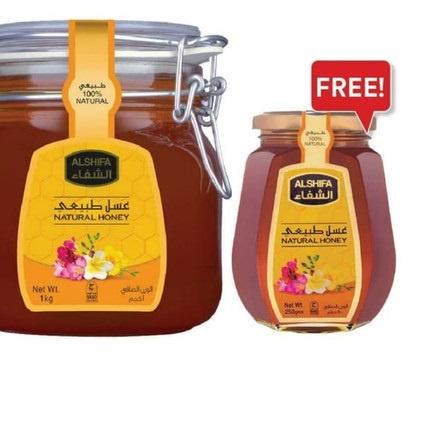 

Ayo Beli Madu Alshifa 1000gr free 250gr Al Shifa 1 kg Kemasan Kawat Original''