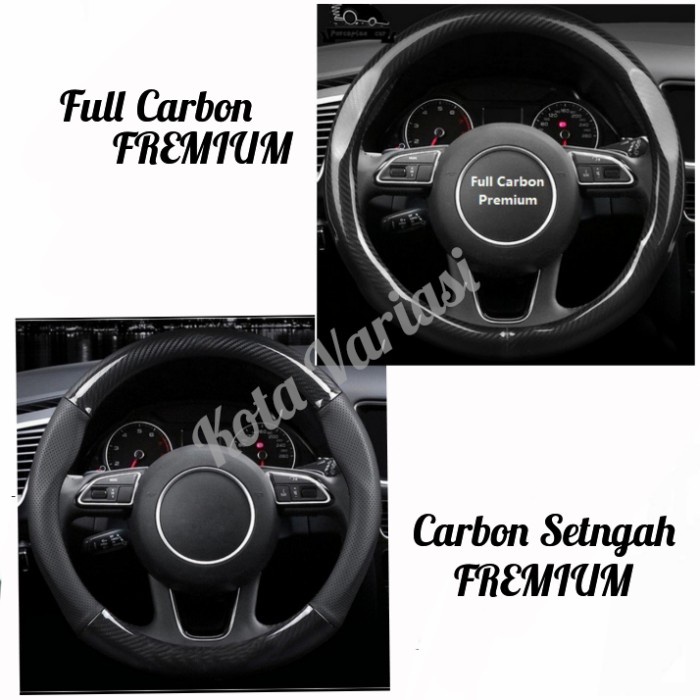Sarung stir mobil AVANZA XENIA VELOZ 2021 Sarung Stir Carbon Premium