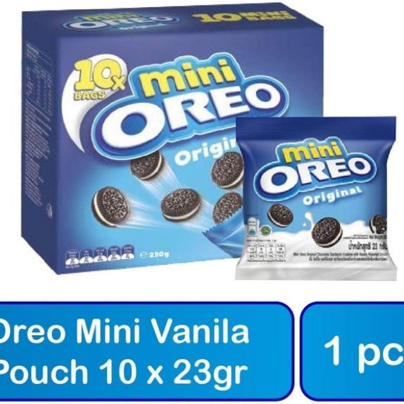 

[PRODUK YLJK9] Oreo Mini 10 Pack @ 20,4 gr All Variant Original Vanilla Vanila Coklat Strawberry B0Y