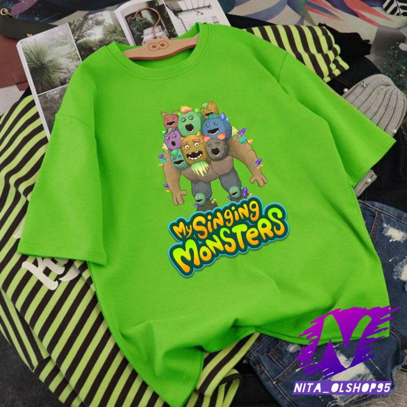 kaos mysinging monsters baju anak karakter my singing