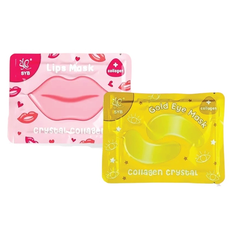 Monsoon - SYB Collagen Crystal Gold Eye Mask - SYB Crystal Collagen Lips Mask