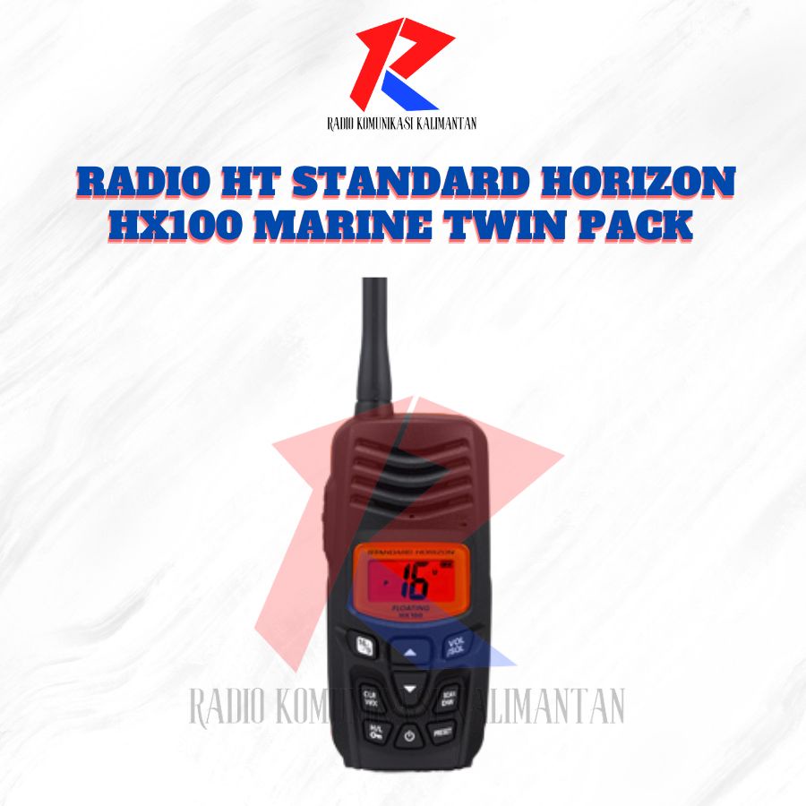 RADIO HT STANDART HORIZON HX100 MARINE TWIN PACK