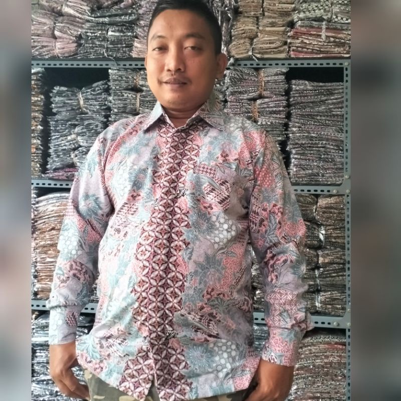 Kemeja Lengan Panjang Batik Kondangan MOTIF KUACI by tokozahra27