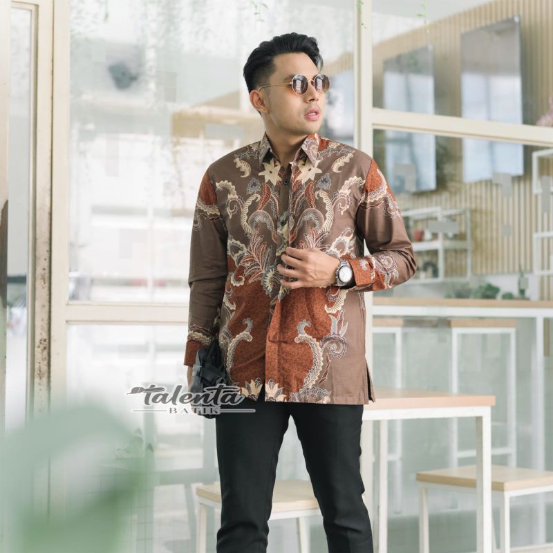 Batik PREMIUM Katun Halus Bturaden choco terakota