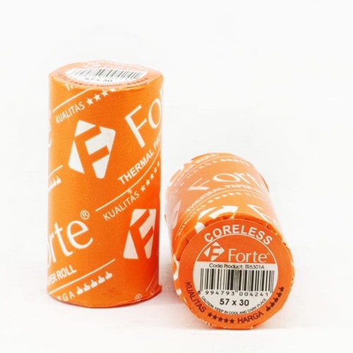 

Thermal Paper Roll Forte 57x30 Isi 10 Roll (Perpack)