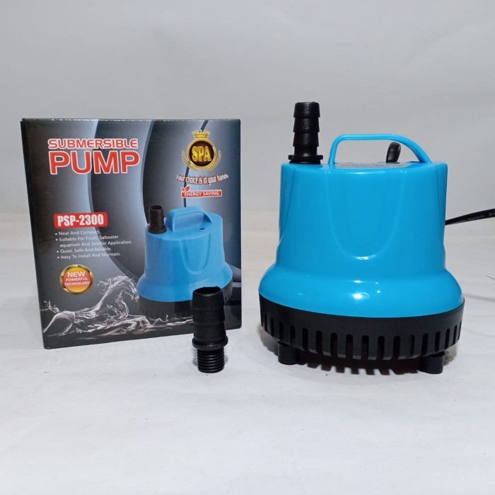 [COD] Mesin Pompa Celup Aquarium Kolam Hidroponik SPA PSP 2300 20 Watt