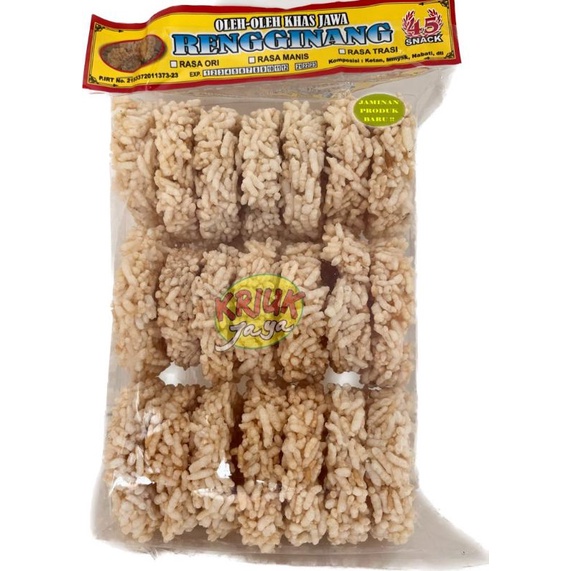 

RENGGINANG GURIH/TERASI Khas Jawa isi 21 pcs