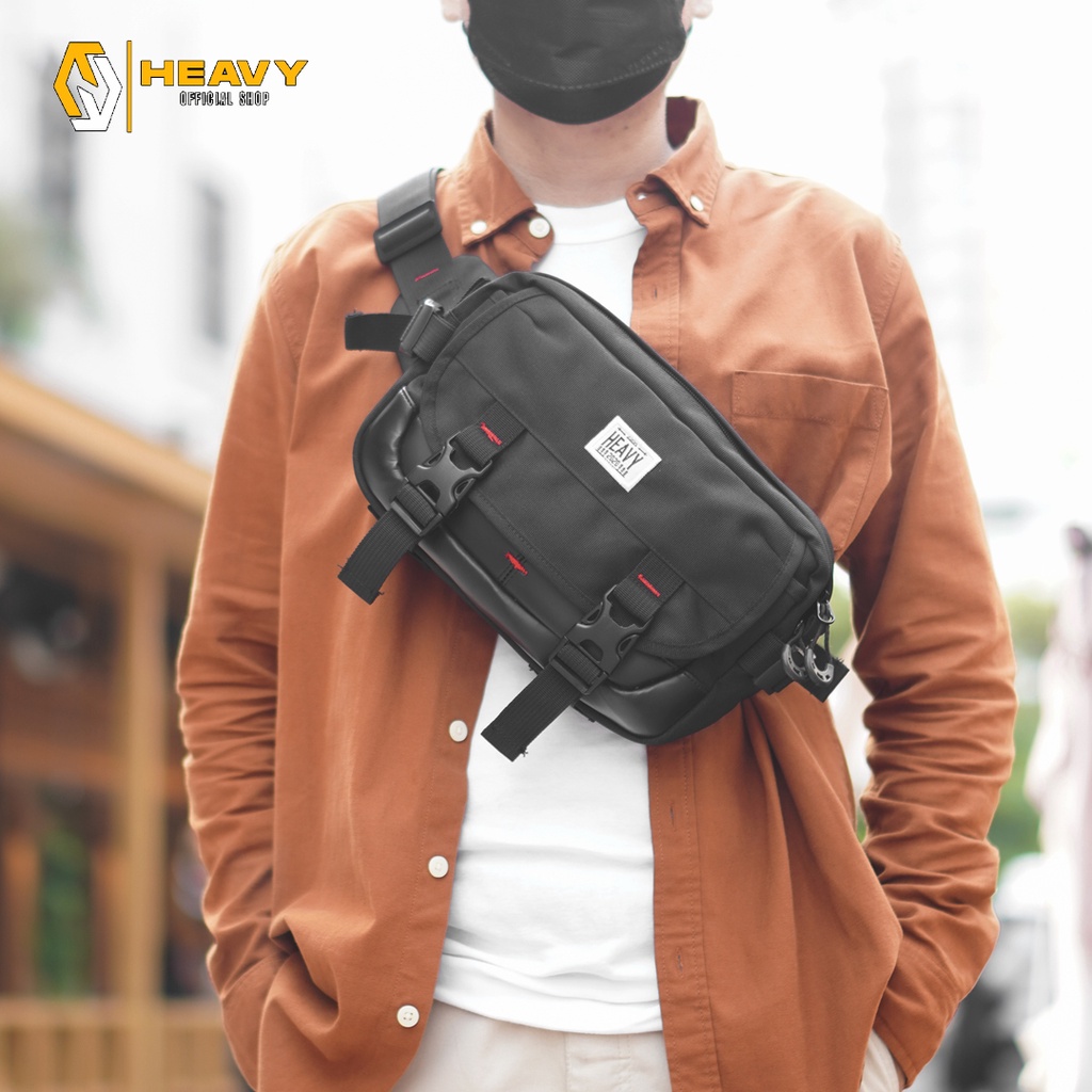 Tas Waistbag Pria Heavy Premium Distro - Tas Pria Heavy Terminator Glad - Tas Pinggang