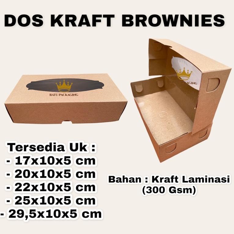 

Code(P98I)✓| RATU | Dos KRAFT BROWNIES Kue Box Dus Kotak Kue Brownies Kraft Window Laminasi Tinggi 5Cm Ukuran 17x10x5, 20x10x5, 22x10x5, 25x10x5, 29.5x10x5 terviral