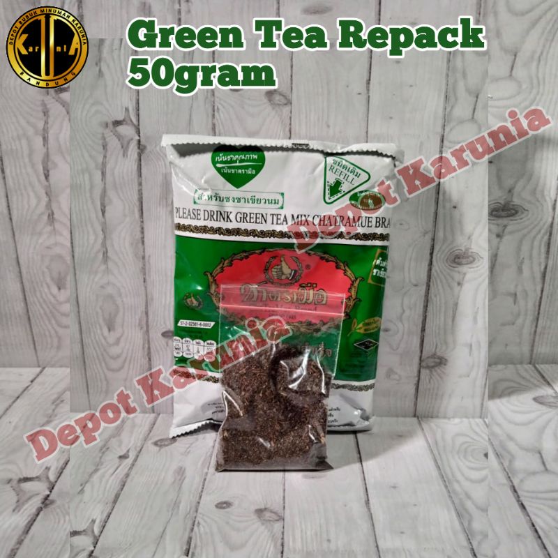 Teh Green Tea Chatramue Halal