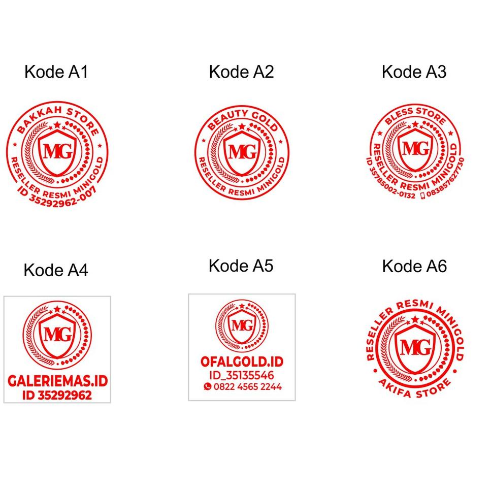 

[I-V9V] ♫♪] Stempel Flash untuk reseller MiniGold Custom Free Design-kekinian