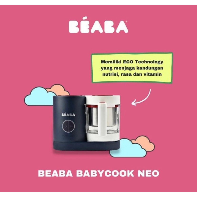 Beaba Babycook Neo Night Blue / white gray / beaba neo eucalyptus / neo terracota / blender Beaba baby cook