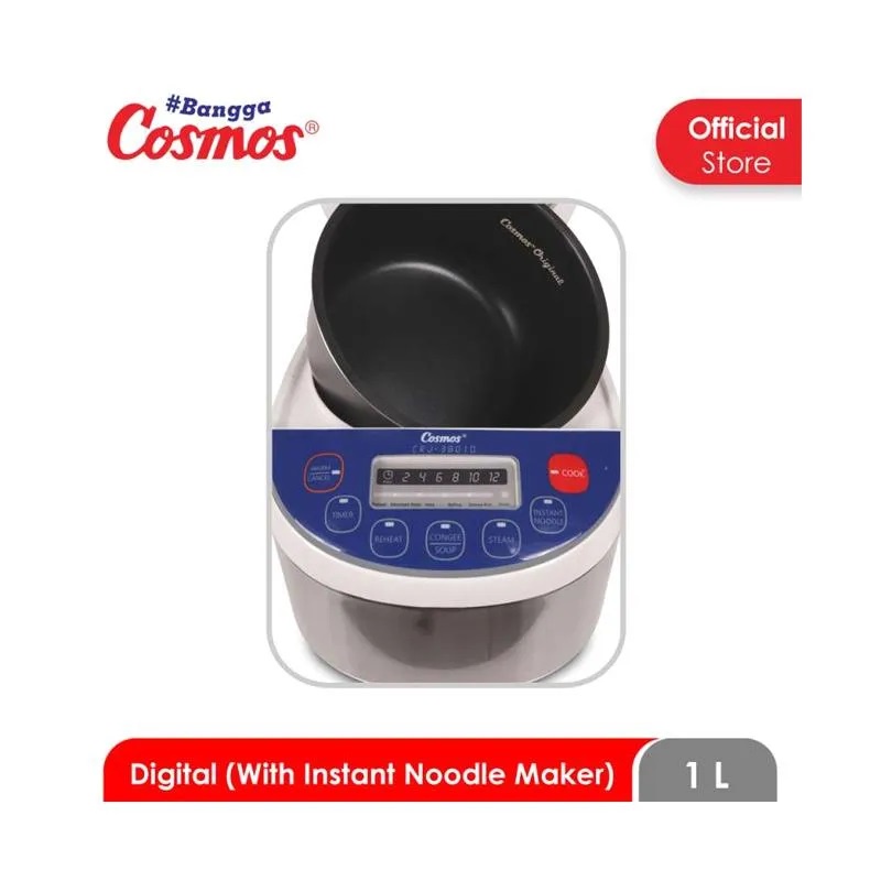 Rice Cooker Digital Cosmos CRJ 3801 D 6 IN 1
