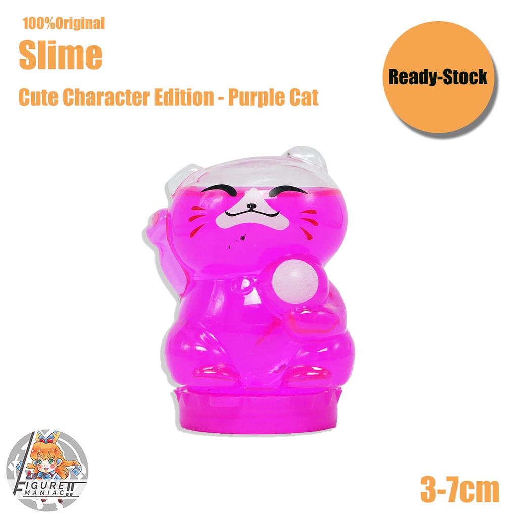 Mainan Anak - Slime MINI CAT Edition Import Premium Slime Lucu Cute Slime Aman Crystal Mud Galaxy Mud