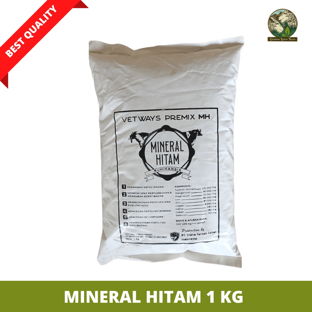 Mineral Hitam Terbaik Untuk Kambing Dan Sapi