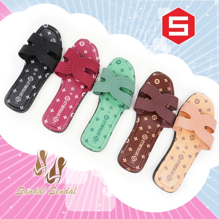 Sandal Flat Wanita Skyrublle SV 3038