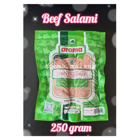 

Beef Salami (Sosis Daging Sapi Besar) AROMA 250 Gram