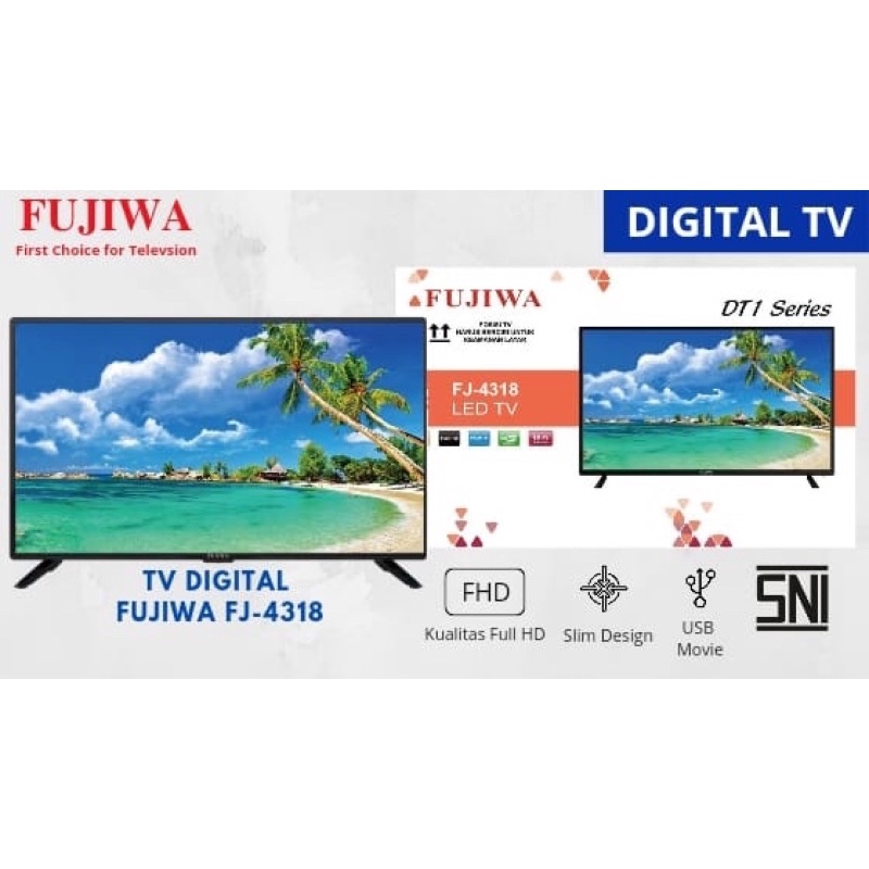 FUJIWA TV DIGITAL FJ 4318 LED / TV DIGITAL 43" INCH