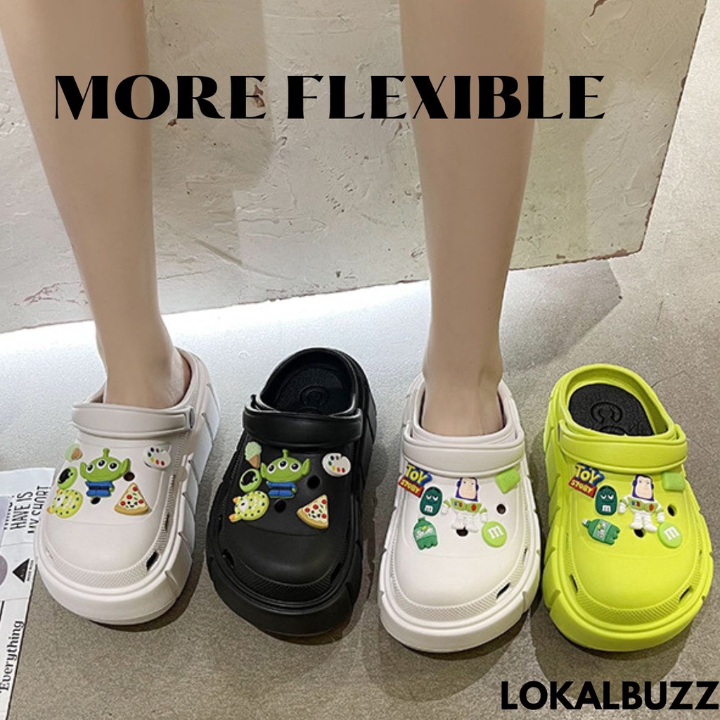 SANDAL BAIM SLING BACK POPULAR MORE FLEXIBLE SERIES BAHAN RUBBER LEMBUT NYAMAN IMPORT LOKALBUZZ