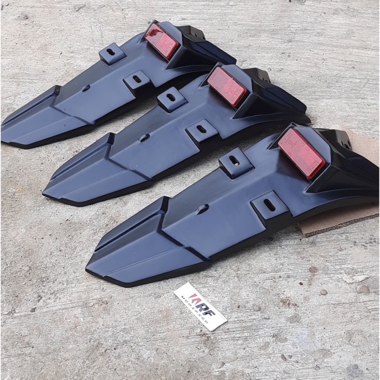 Spakbor Belakang Exciter Untuk Mx King 150 spakbor belakang mx king 150 model turun Hitam Carbon