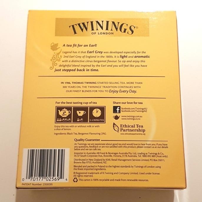 

Twinings Earl Grey 100 Tea Bags