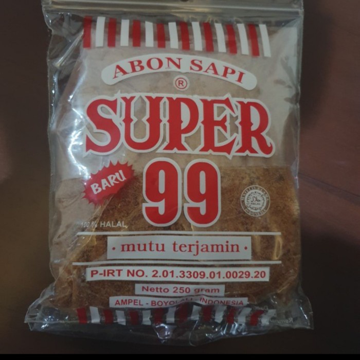 

⭐BISA COD⭐ Abon sapi super 99 original 250gr - Pedas