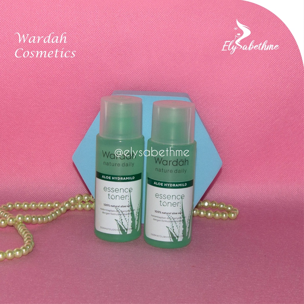 ✿ELYSABETHME✿ 🅆 🄰 🅁 🄳 🄰 🄷 Wardah Aloe Hydramild Series | Face wash Aloe gel moisturizer Toner