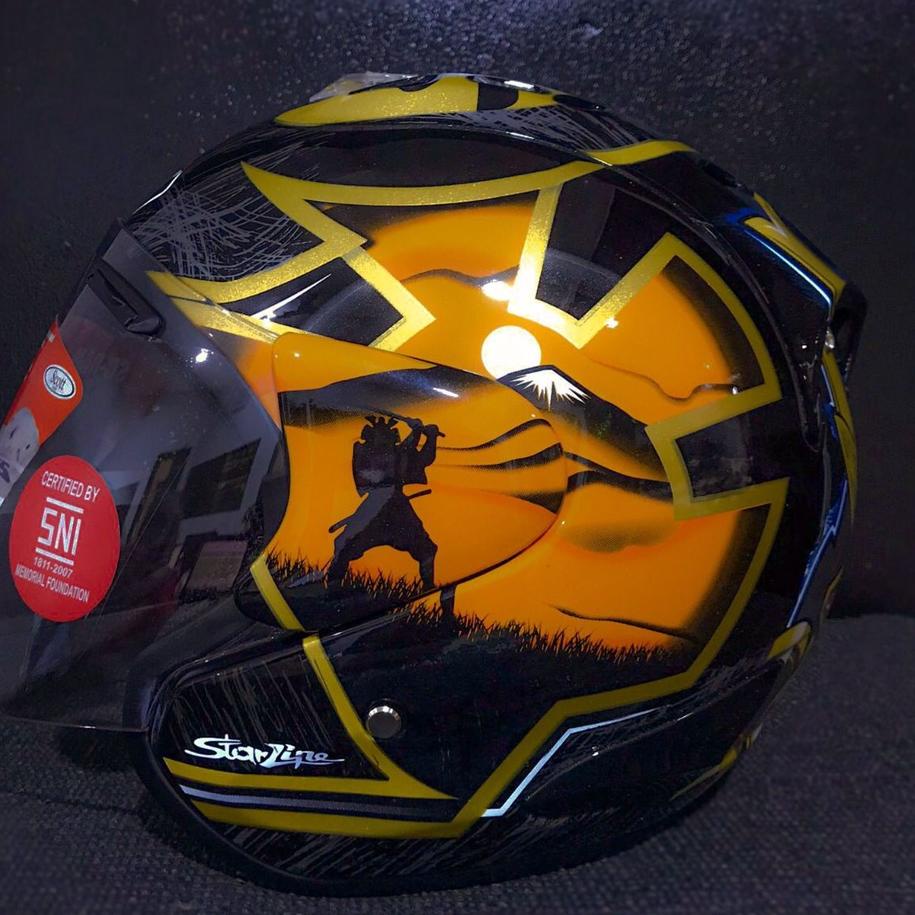 Jual Stok Baru HELM SCOTT VZRAM / R5 / RAM 4 / HELM HALF FACE + FREE