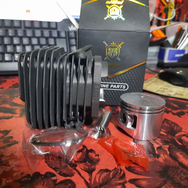 cylinder block turbo bireng chainsaw 5200 psp