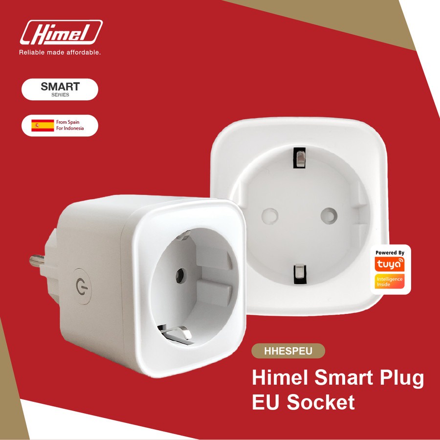 Himel SMART PLUG Indonesia Smart PLUG WiFi Wireless Colokan IoT Smart Home Colokan Pintar Plug