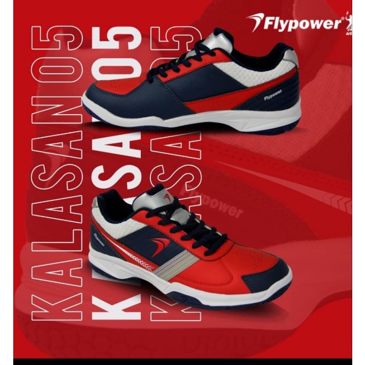 SEPATU BADMINTON KALASAN 05 NAVY/RED/WHITE DAN DK GREY/WHITE/TOSCA