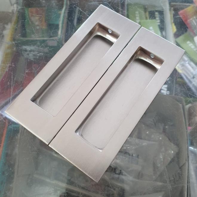 Aksesoris Pintu Geser / Sliding Satu Set (Rel, Handle, Dan Kunci)