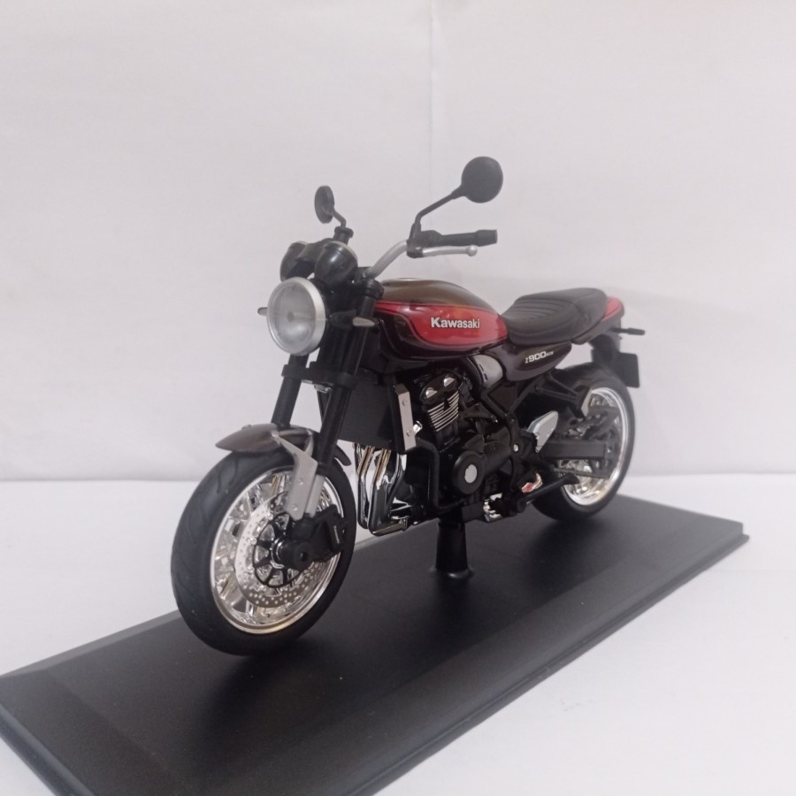 Diecast Kawasaki Z900RS miniatur motor sport Maisto 1:12 murah