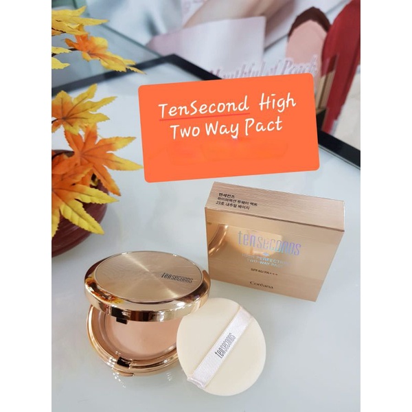 Jutanhak Coreana Ten Seconds / TenSeconds Bedak Two Way Pact SPF 40/PA++ (Bedak Korea)