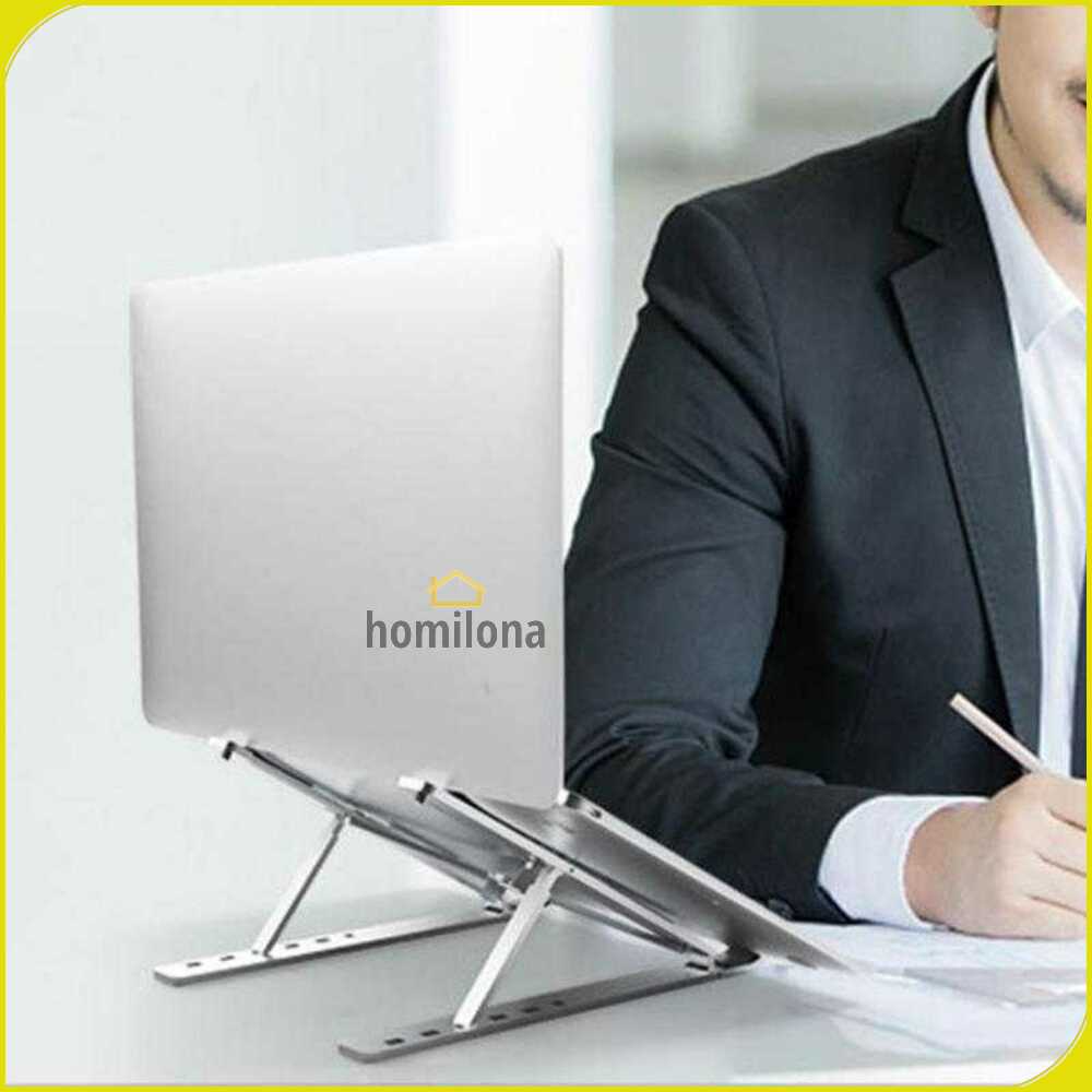 NUOXI Laptop Stand Aluminium Foldable Adjustable 6 Height - N3